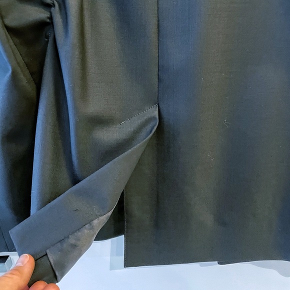 COS wool black blazer with gathered details - Picture 12 of 15